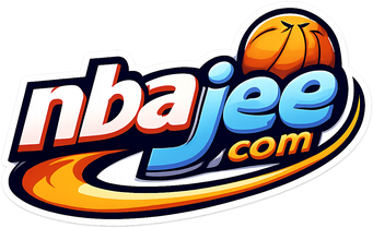 nbajee com উষ্ণ বাদামি লোগো